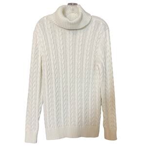 XRay Jeans Cream Ivory Braid Sweater Women’s Or Men’s Size Medium